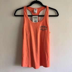 VS PINK 5th & Ocean Virginia Cavaliers UVA Racerback Tank Top